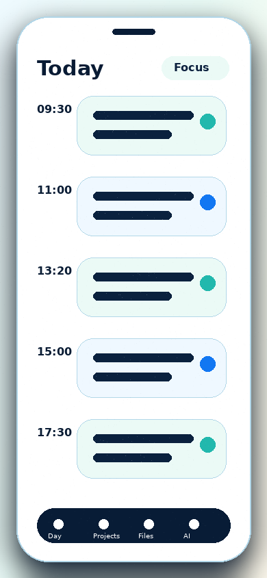 Мобильный планировщик DAYLUMO
